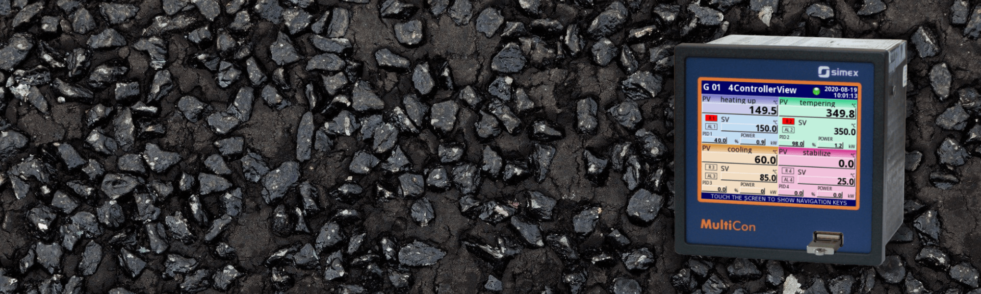 MultiCon in a bitumen filling application