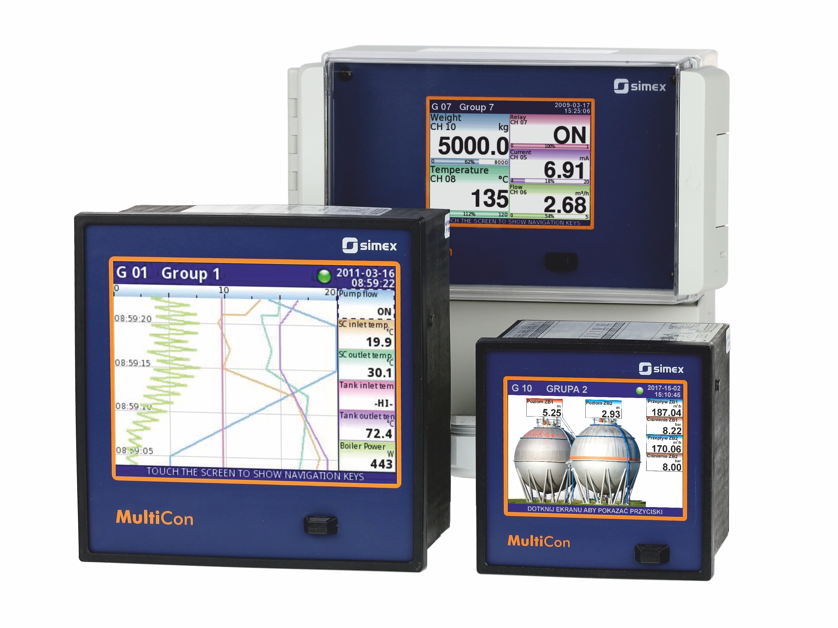 Wielokanałowy rejestrator danych MultiCon CMC-99, CMC-141, CMC-N16