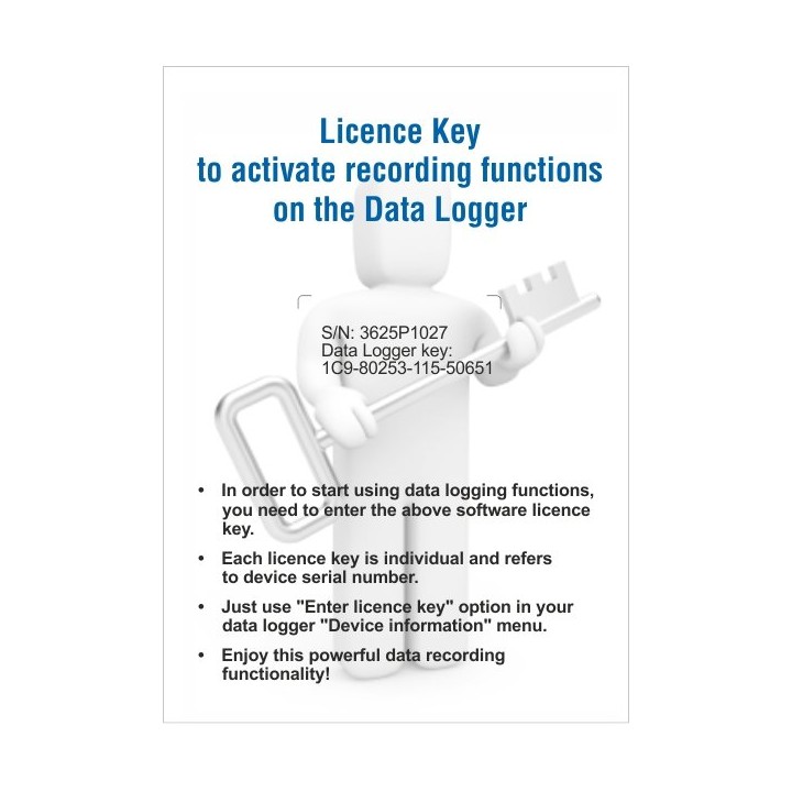 Klucz licencyjny LKS aktywujacy rejestracje danych
